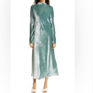 Velvet Tie back dress